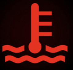 Engine temperature light