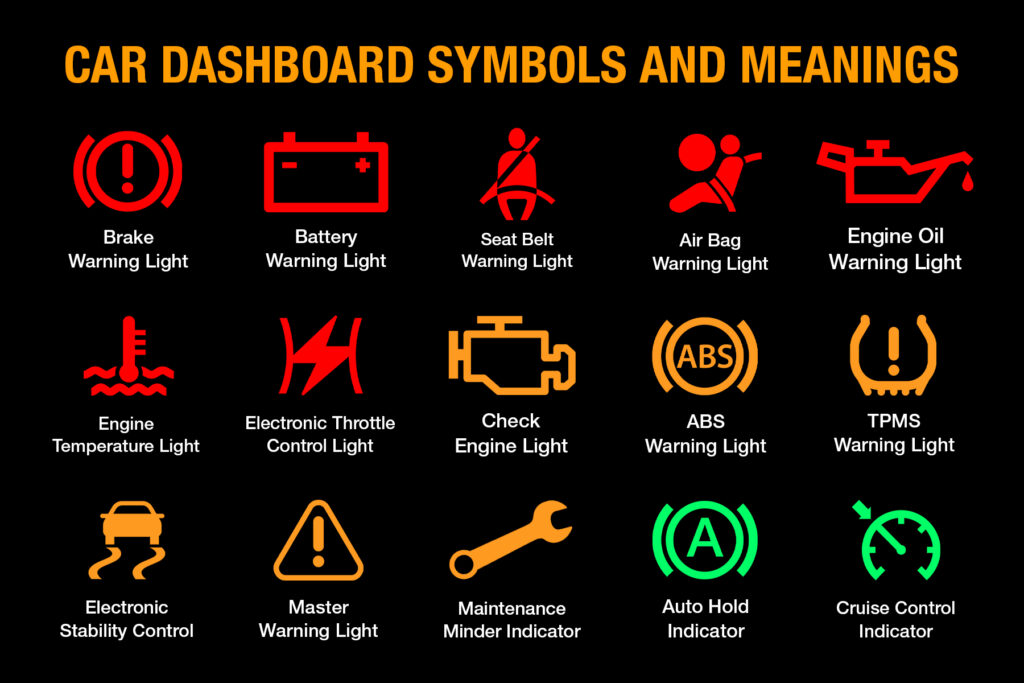 car dashboard symbols