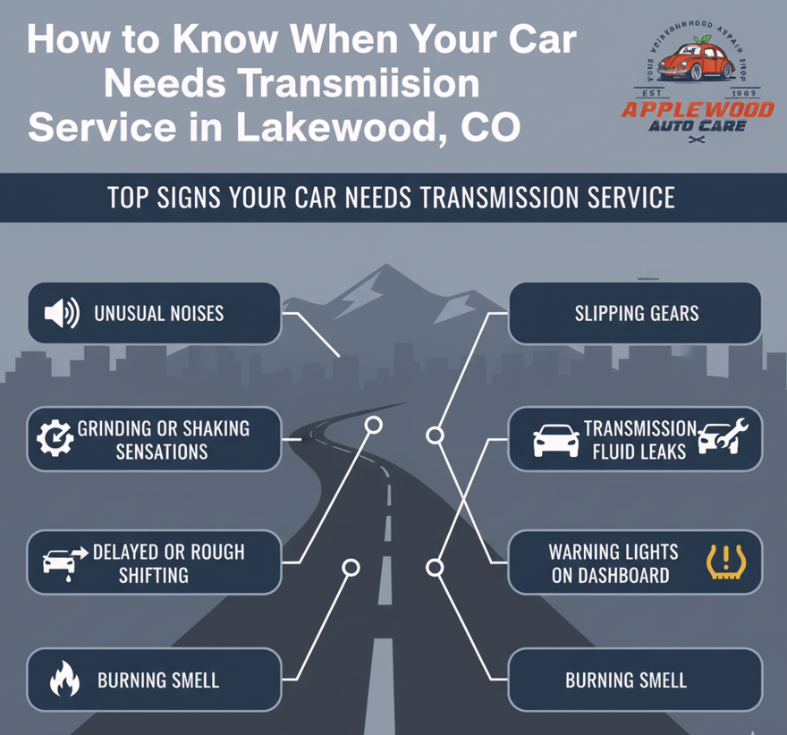 When Your Car Needs Transmission Service in Lakewood CO