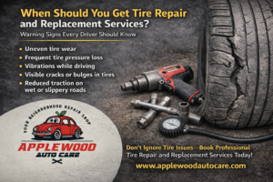 Blog Banner: When Should You Get Tire Repair and Replacement Services Warning Signs Every Driver Should Know