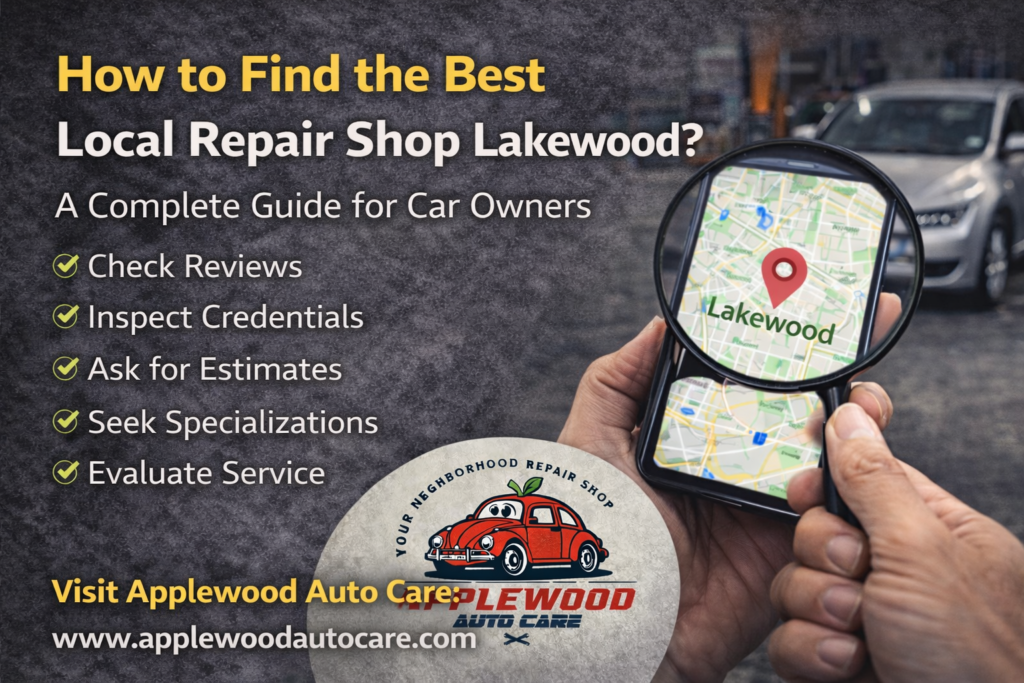 Blog banner: How to Find the Best Local Repair Shop Lakewood A Complete Guide for Car Owners