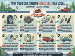 Why your car is using more fuel - Applewood Auto Care